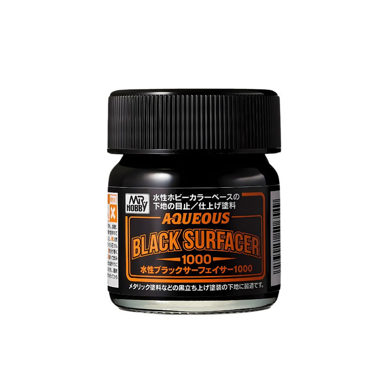 Mr. Hobby -  Aqueous Surfacer 1000 Black, 40 ml