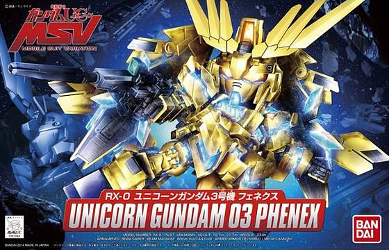 Unicorn Gundam 03 Phenex BB Gunpla